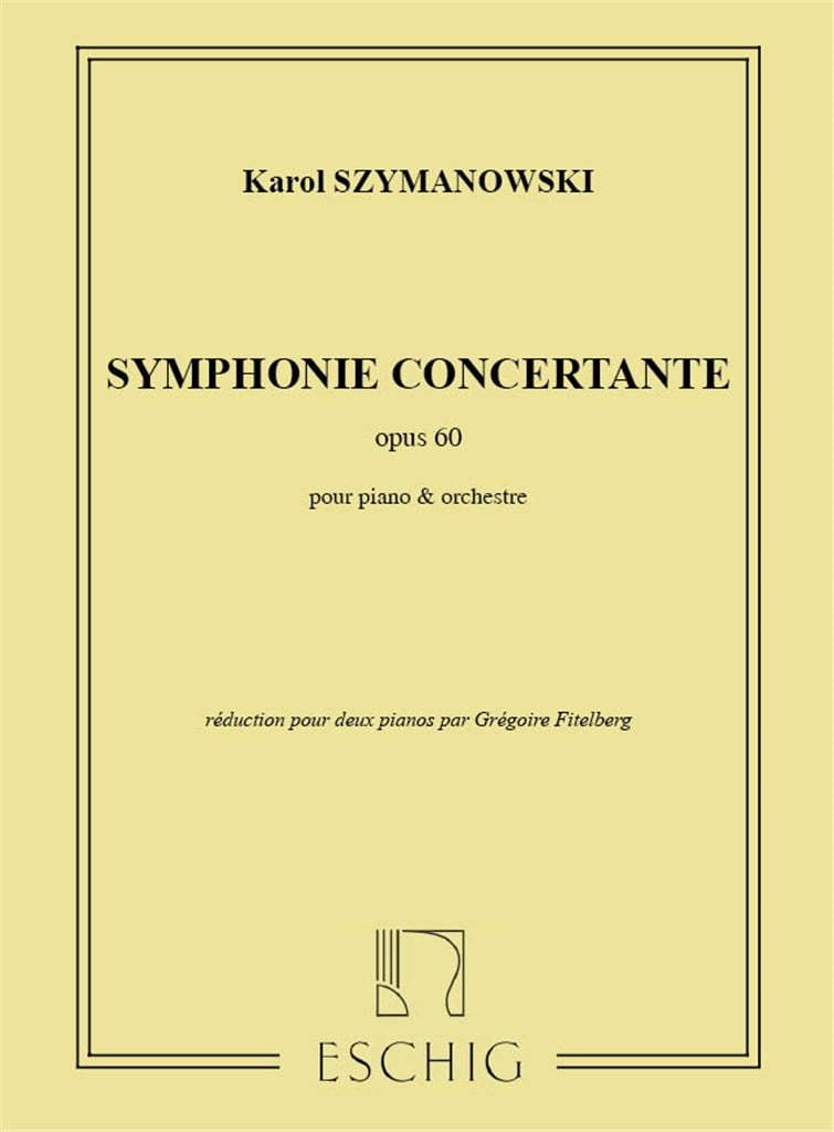 Symphonie Concertante (Pour Piano Et Orchestre)